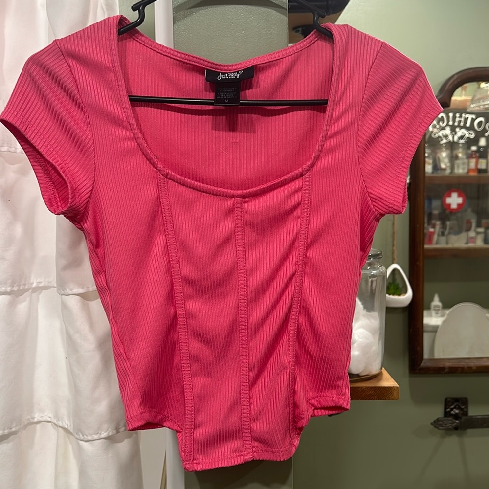 Pink crop